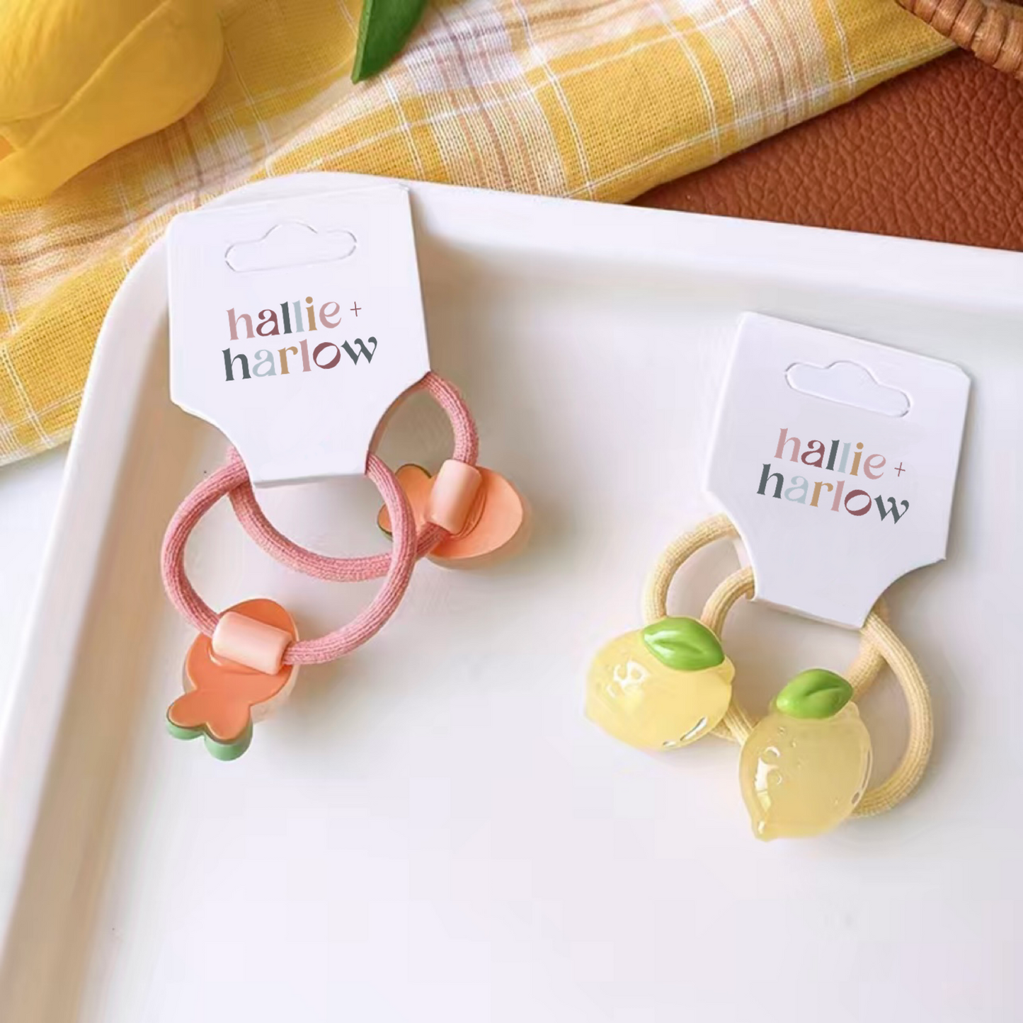 Feeling Fruity - Hair Ties - 2 Pack - Grapes